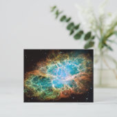 M1 – カニ星雲a科学と天文学ギフトアイディア ポストカード (スタンド正面)