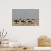 M1-A1 Abramsタンク ポスター (キッチン)