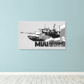 M1 Abrams キャンバスプリント (インサイチュ (ウッドフロア))