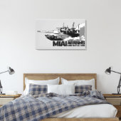 M1 Abrams キャンバスプリント (インサイチュ (寝室))