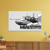 M1 Abrams キャンバスプリント (インサイチュ (リビング))