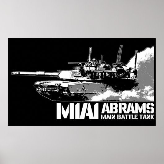 M1 Abrams ポスター (正面)