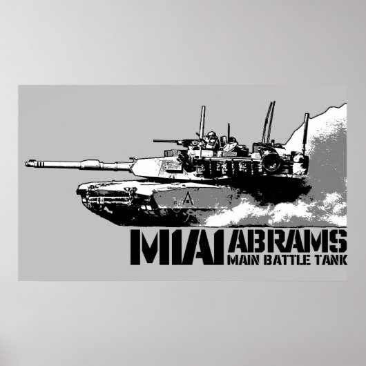 M1 Abrams ポスター (正面)