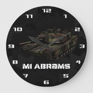 M1 Abrams ラージ壁時計
