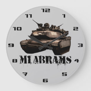 M1 Abrams ラージ壁時計
