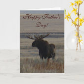 M1 Bullのアメリカヘラジカ カード (黄色い花)