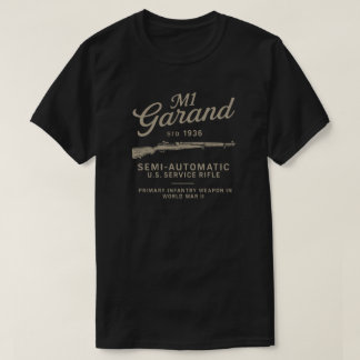 M1 Garand - Semi-Automatic Rifle Tシャツ
