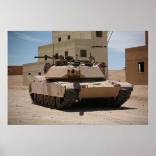 M1A1エイブラムスのメインバトルタンク ポスター