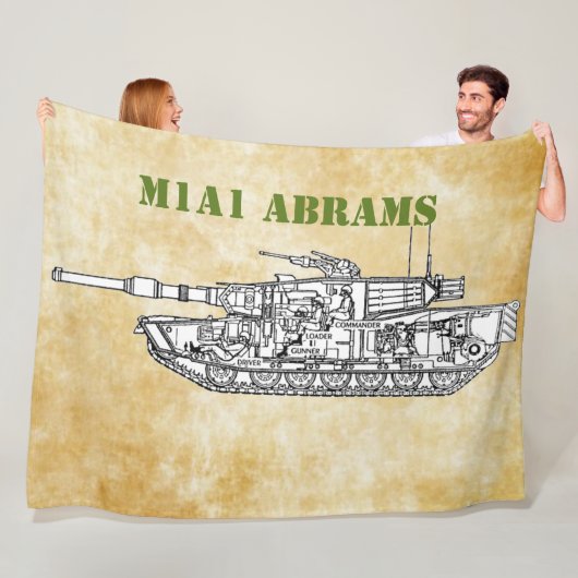 M1A1エイブラムス フリースブランケット (インサイチュ)