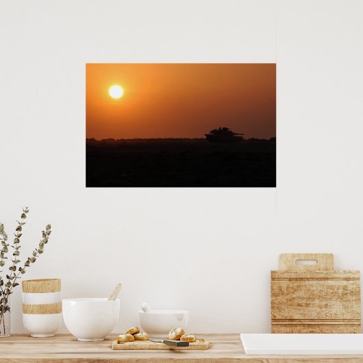 M1A1エイブラムス ポスター (キッチン)