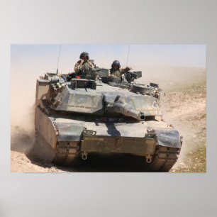 M1A1エイブラムタンク ポスター