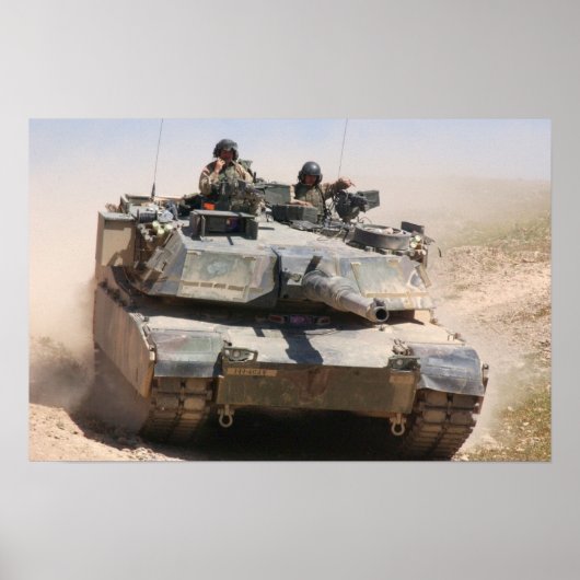 M1A1エイブラムタンク ポスター (正面)