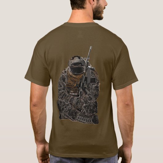 M1A1タンカーTシャツ Tシャツ (裏面)