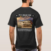 M1A1 Abramsタンクティー Tシャツ (裏面)