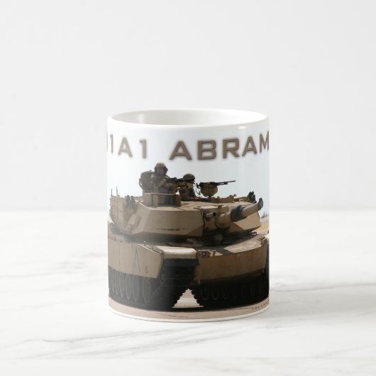 M1A1 Abramsタンクマグ コーヒーマグカップ (中央)