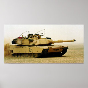 M1A1 Abramsタンク ポスター
