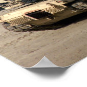 M1A1 Abrams Main Battle Tanks ポスター (角)