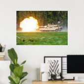 M1A2エイブラムタンク ポスター (ホームオフィス)