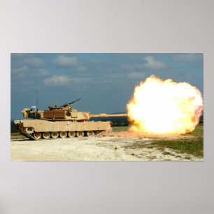 M1A2 Abramsの主戦闘戦車 ポスター