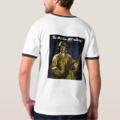 M1Rifleの   M1 GARANDUSAの軍馬 Tシャツ (裏面フル)