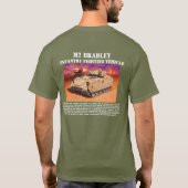 M2ブラッドリーの歩兵の戦車のティー Tシャツ (裏面)