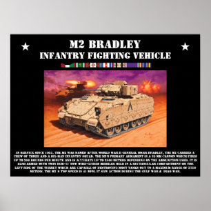 M2ブラッドリー歩兵戦闘車ポスター ポスター