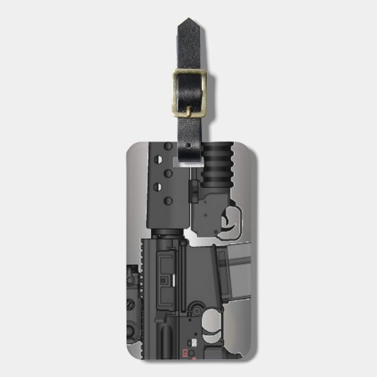 M203のHK417 ラゲッジタグ (正面縦)