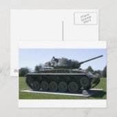 M24 Chaffeeの軽いタンク ポストカード (正面/裏面)