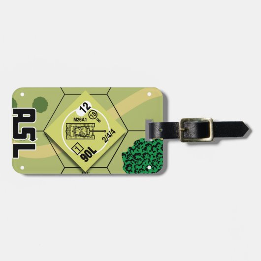 M26A1荷物のラベル ラゲッジタグ (正面横)