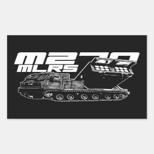 M270 MLRSの長方形のステッカー 長方形シール