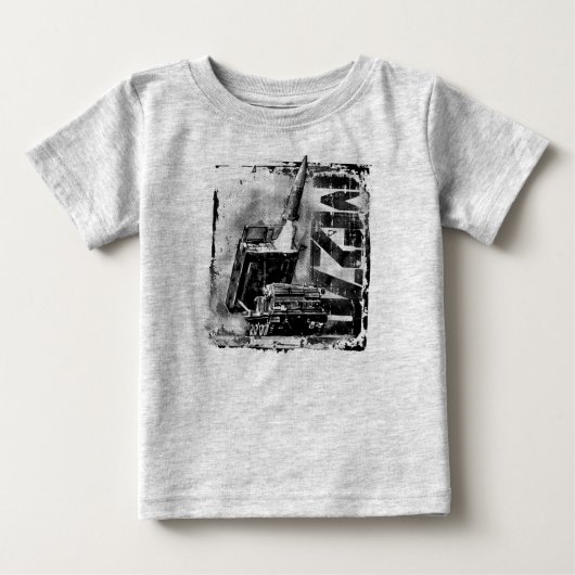 M270 MLRSベビーロムパーTシャツ ベビーTシャツ (正面)