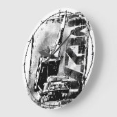 M270 MLRS円形(大)アクリル壁時計 ラージ壁時計 (傾斜)