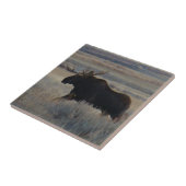 M2 Bullのアメリカヘラジカの大きい雄牛 タイル (側面)