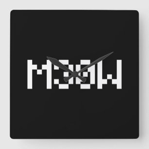 M30W [リートスピーク動物の音] スクエア壁時計