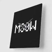 M30W [リートスピーク動物の音] スクエア壁時計 (傾斜)