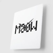 M30W [リートスピーク動物の音] スクエア壁時計 (傾斜)