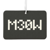 M30W [Leetspeak Animal Sounds] カーエアーフレッシュナー (裏面)