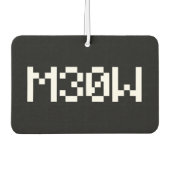 M30W [Leetspeak Animal Sounds] カーエアーフレッシュナー (正面)