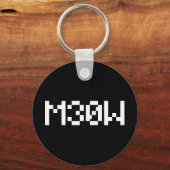 M30W [Leetspeak Animal Sounds] キーホルダー (正面)