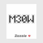 M30W [Leetspeak Animal Sounds] シール (シート)