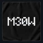 M30W [Leetspeak Animal Sounds] バンダナ<br><div class="desc">MEOW Globeトロッターは、地球の特異な画像を専門のまわりにに扱っている。グリーティングカユニークード、はがき、ポスター、マウスパッドなど。</div>