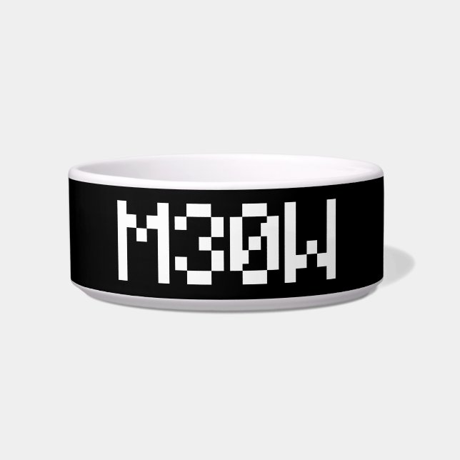 M30W [Leetspeak Animal Sounds] ボウル (正面)