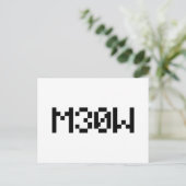 M30W [Leetspeak Animal Sounds] ポストカード (スタンド正面)