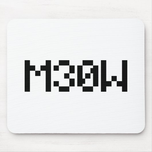 M30W [Leetspeak Animal Sounds] マウスパッド (正面)