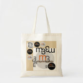 m3 COLLAGE トートバッグ | m3galleryStudio (正面)