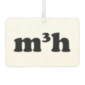 m3h カーエアーフレッシュナー (裏面)