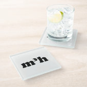 m3h ガラスコースター (アングル)