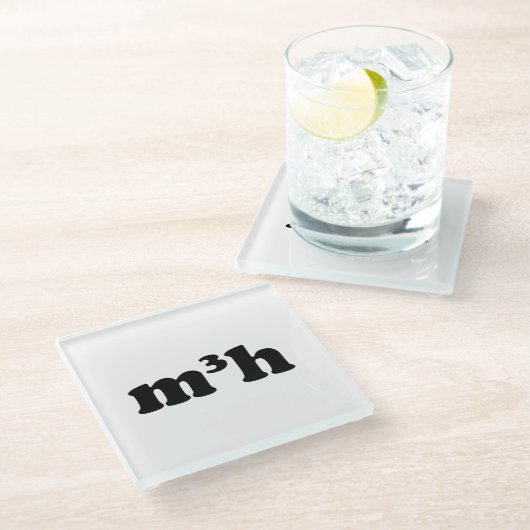 m3h ガラスコースター (アングル)