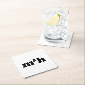 m3h スクエアペーパーコースター (インサイチュ)