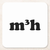 m3h スクエアペーパーコースター (正面)